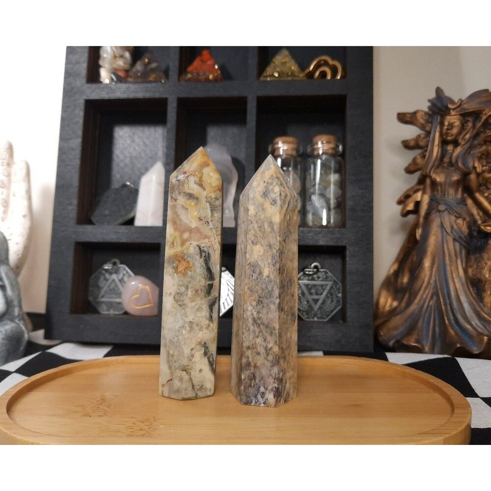 Natural Stone Crystal Tower Bundle